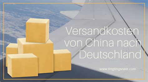 china nach deutschland versandkosten.